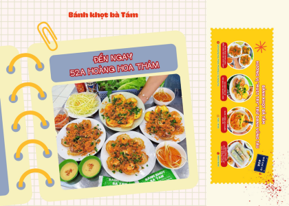 Quán bánh khọt ngon Vũng Tàu | bánh Khọt Bà Tám chuẩn vị